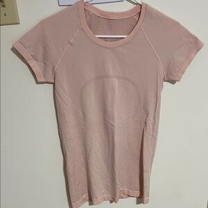 Lululemon Pink Short Sleeve Top